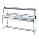 Carro Self Service Salada Frio de 10 Cubas Cinza SS10C IBET