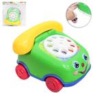 Carro telefone a corda com som 13,5x12x9cm