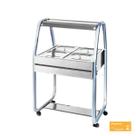 Carro Térmico Self Service Quente de 04 Cubas Cinza 220V ST04C IBET