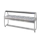 Carro Térmico Self Service Quente de 12 Cubas Cinza 220V ST12C IBET