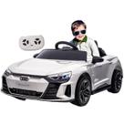 Carro Zippy Toys Audi RS E-Tron GT Eletrico 12V Branco Controle Carro Zippy Toys Audi RS E-Tron GT Eletrico 12V Branco Controle