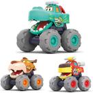 Carros de brinquedo MOONTOY para meninos de 1 a 3 anos, pacote com 3 unidades alimentadas por fricção