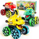 Carros de dinossauro Toy Monster Truck Tsomtto com luz para 1-3 anos