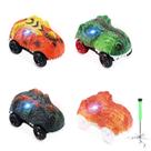 Carros de reposição da Save Unicorn Tracks com 3 luzes LED (pacote com 4)