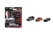 Carros Die-cast Jada Velozes e Furiosos F9 4,2 cm 3 Unidades