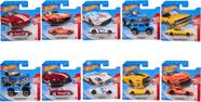 Carros e Caminhões Hot Wheels - Pacote com 10 Miniaturas 1:64 para Crianças