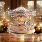 Carrossel De Sonho Em Acrílico, Decoração De Mesa Para Casa E Escritório, Presente De Natal E
