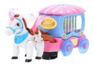 Carruagem Encantada Princesas Poney Com Som E Luz .