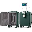 Carry On Luggage mixi Hard Shell com carregador de telefone Cup de 20 polegadas
