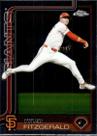 Carta colecionável de beisebol 2025 Topps Chrome 30 Tyler Fitzgerald
