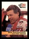 Carta colecionável de corrida Pro Set NHRA 1992 Don Prudhomme