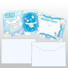 Carta de Invitación MC TTL Fiesta de Cumpleaños Perro Cinnamoroll x12 Carta de Invitación MC TTL Fiesta de Cumpleaños Perro Cinnamoroll x12