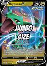 Carta Jumbo Pokémon Rayquaza V 100/159 Crown Zenith