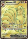 Carta Pokémon Ninetales ex 186/165 Arte Completo Ultra Rara