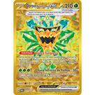Carta Pokémon Ogerpon Máscara Turquesa Ex Dourado 221/167