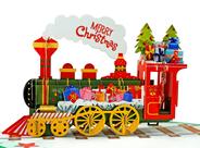 Cartão comemorativo CUT POPUP.COM Xmas Train 3D Pop Up 15x20 cm Cartão comemorativo CUT POPUP.COM Xmas Train 3D Pop Up 15x20 cm