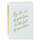 Cartão comemorativo Hallmark Signature Wedding, Shower, Noivado