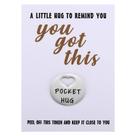 Cartão comemorativo MIXJOY Pocket Hug Token Positivity Gift