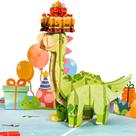 Cartão comemorativo Paper Love Friendly Birthday Dinosaur 3D Pop Up Cartão comemorativo Paper Love Friendly Birthday Dinosaur 3D Pop Up