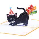 Cartão de Aniversário ROBBEAR Gato Engraçado Pop-Up 3D Cartão de Aniversário ROBBEAR Gato Engraçado Pop-Up 3D
