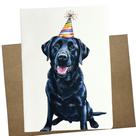 Cartão de Aniversário Whitman and Daughter Labrador Preto 13x18 cm
