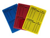 Cartao de arbitro spoart futebol de salao - 3 peças
