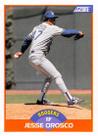 Cartão de beisebol 1989 Score Jesse Orosco Dodgers VG