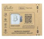 Cartão de carteira de armazenamento a frio Ballet REAL Series Bitcoin Brown