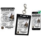 Cartão de identificação com foto e suporte de identificação do Service Dog - ActiveDogs Cartão de identificação com foto e suporte de identificação do Service Dog - ActiveDogs