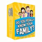 Cartão de jogo de tabuleiro familiar Você realmente conhece sua família Cartão de jogo de tabuleiro familiar Você realmente conhece sua família