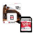 Cartão de Memoria 128gb Sd 280mb/s 100mb/s Canvas React Plus SDR2V6/128GB Kingston Cartão de Memoria 128gb Sd 280mb/s 100mb/s Canvas React Plus SDR2V6/128GB Kingston