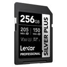 Cartão De Memória 256gb Lexar Silver Plus Sdxc 205mb/s 4k V30 Cartão De Memória 256gb Lexar Silver Plus Sdxc 205mb/s 4k V30
