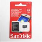 Cartão de Memória 64GB Micro SD com Adaptador SanDisk