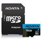 Cartão de Memória Adata 16GB Classe 10 com Adaptador - AUSDH16GUICL10A1-RA1