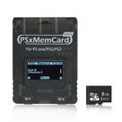 Cartão de memória BITFUNX PSXMemcard Gen2 com 8GB microSD para PS1/PS2