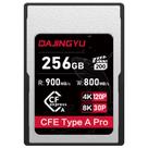 Cartão de Memória CFexpress Tipo A 256GB DAJINGYU - Velocidade de 900MB/s