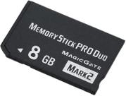 Cartão de memória de câmera Memory Stick Pro Duo 8GB MS Mark2