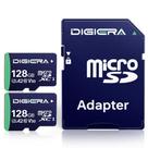 Cartão de memória DIGIERA 128GB CT100 microSDXC UHS-I com adaptador