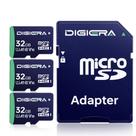 Cartão de memória DIGIERA CT100 microSDHC UHS-I 32GB com adaptador 3PK