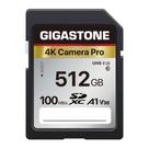 Cartão de Memória GIGASTONE 512GB 4K Pro Series - Compatível com Canon, Nikon e Sony