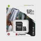 Cartão de Memória Kingston MicorSD Canvas Select Plus 512Gb Classe 10 100Mb/s A1 - SDCS2/512GB
