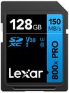 Cartão de memória Lexar 128GB de alto desempenho 800x PRO SDXC UHS-I