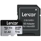 Cartão de memória Lexar 1T Professional Silver Plus microSDXC