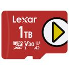 Cartão de memória Lexar 1TB PLAY microSDXC UHS-I C10 U3 V30 A2