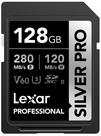Cartão de Memória Lexar Professional SILVER PRO 128GB SDXC UHS-II