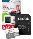 Cartao de memoria micro 16gb sd ultra 80 mb/s sandisk