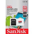Cartão de Memória Micro SD 64GB Ultra Speed 48MB/S 320X - Sandisk