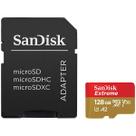 Cartao de Memoria Micro SD de 128GB Sandisk Extreme SDSQXAA-128G-GN6AA - Vermelho/Dourado Cartao de Memoria Micro SD de 128GB Sandisk Extreme SDSQXAA-128G-GN6AA - Vermelho/Dourado