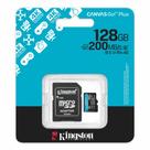 Cartão de Memória Micro SD Kingston Canvas Go Plus 128GB V30 A2 Cartão de Memória Micro SD Kingston Canvas Go Plus 128GB V30 A2