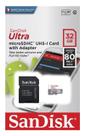 Cartão De Memória Micro Sd Sandisk Com Adaptador 16Gb 32Gb 128Gb Classe 10 Ultra Sandisk